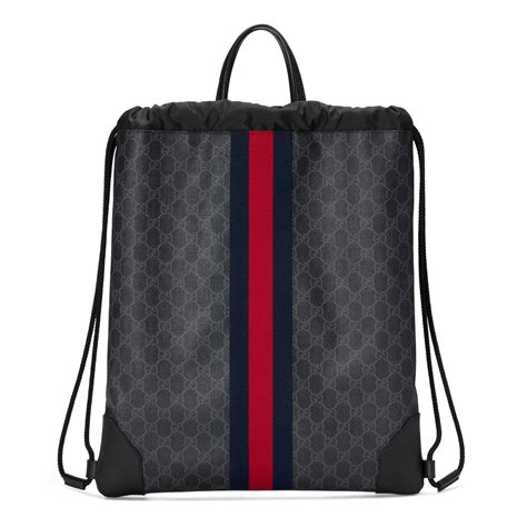 men's gucci backpack cheap|gucci drawstring backpack for men.